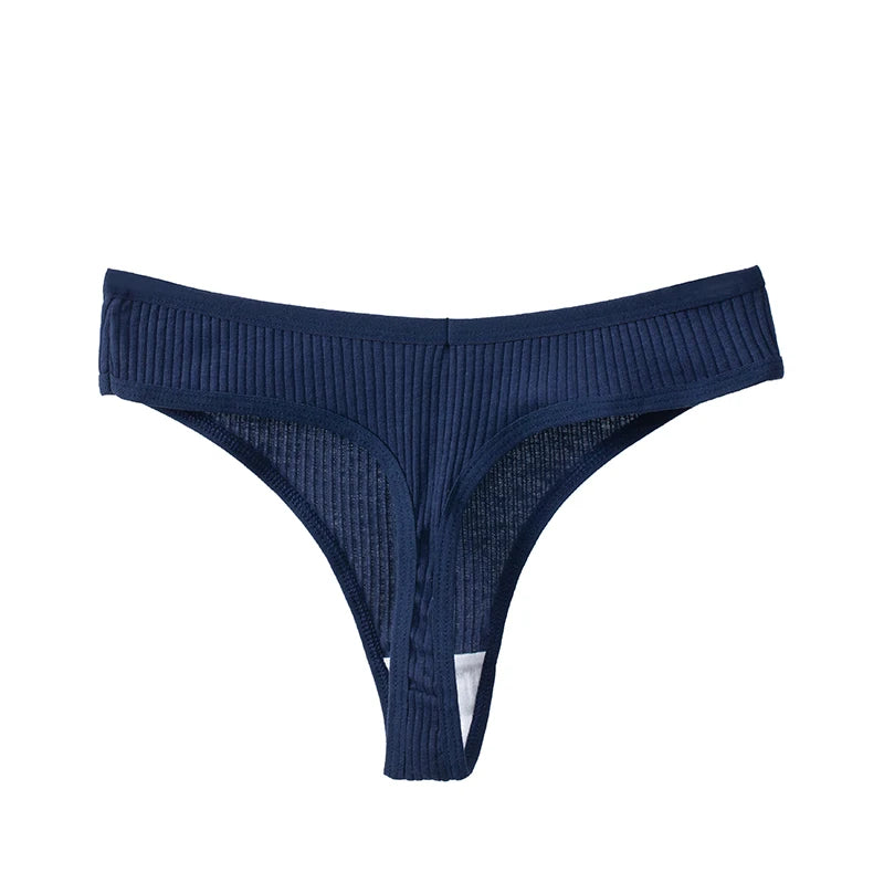 TrowBridge Sale Women's Panties Cotton Sexy Underwear Female Thongs Lingerie Striped Hot G-Strings Simple Cozy Sports Underpants
