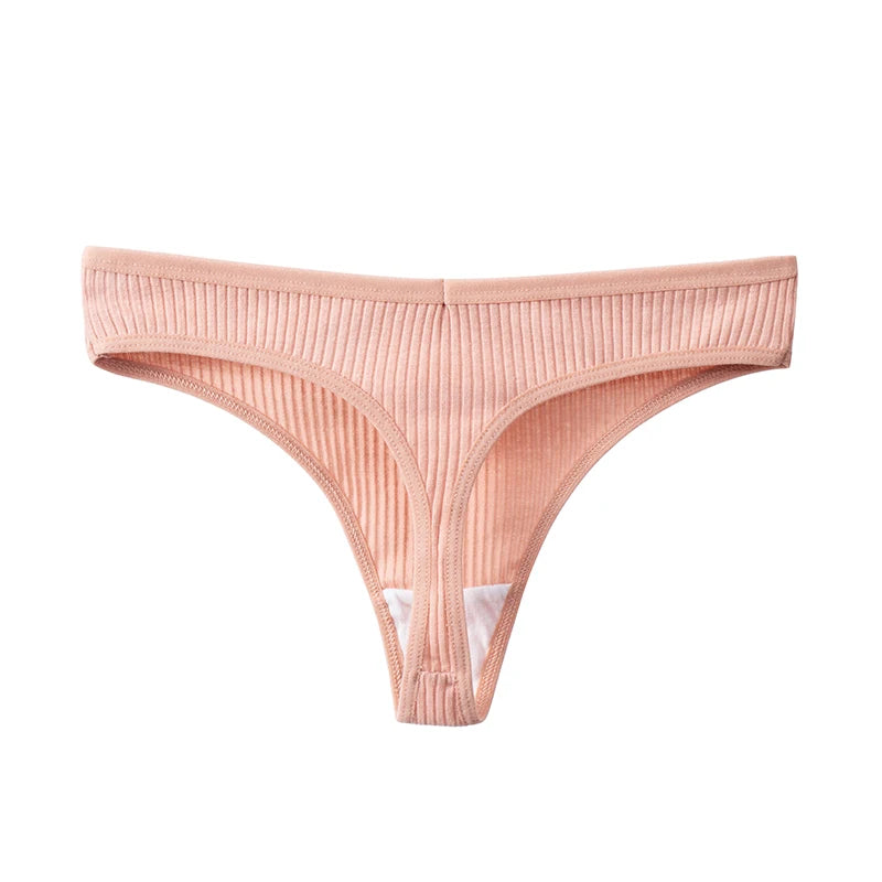 TrowBridge Sale Women's Panties Cotton Sexy Underwear Female Thongs Lingerie Striped Hot G-Strings Simple Cozy Sports Underpants