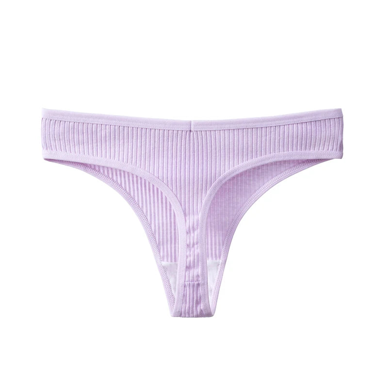 TrowBridge Sale Women's Panties Cotton Sexy Underwear Female Thongs Lingerie Striped Hot G-Strings Simple Cozy Sports Underpants